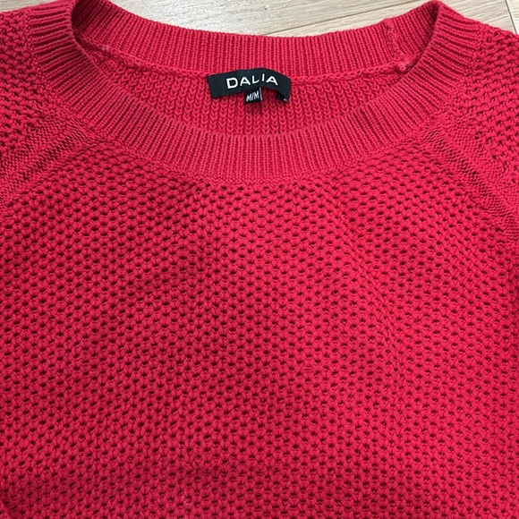 Red Women’s Knit Sweater. Size Medium - Picture 2 of 6